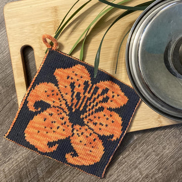 Tiger Lily Potholder