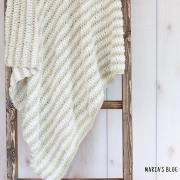 Easy Striped Crochet Blanket