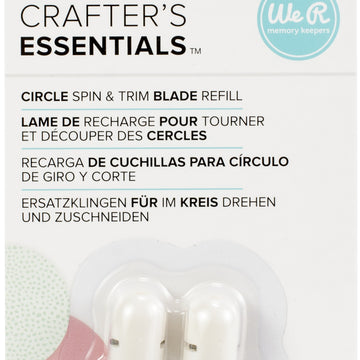 We R Memory Keepers Circle Spin & Trim Refill Blades 2/Pkg - 342939