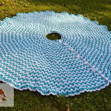 Chevron Illusion Tree Skirt