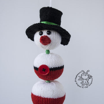 Snowman Bobber Ornament