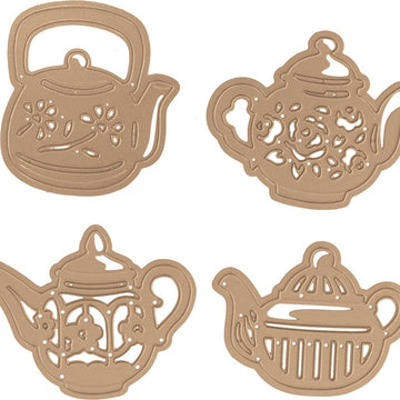 Spellbinders Shapeabilities Dies By Sharyn Sowell - Cuppa Coffee, Cuppa Tea-Tea Pots