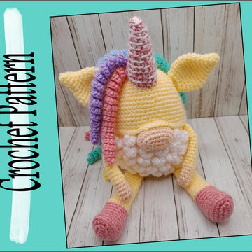 Unicorn Gnome Crochet Pattern
