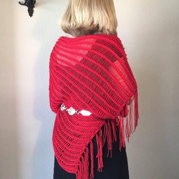 Indian Paintbrush Poncho