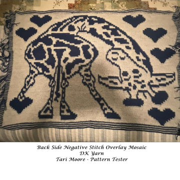 Giraffe LovePrints Blanket Overlay Mosaic Crochet Pattern