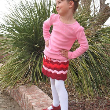 Crochet Striped Skirt - Julia