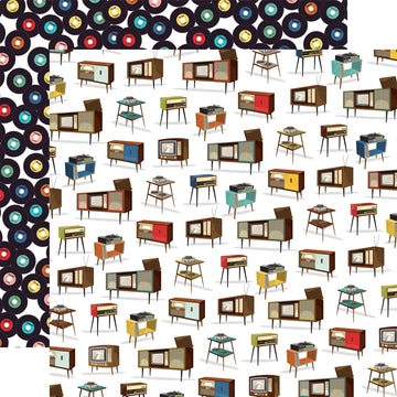 Echo Park Paper Family Night Double-Sided Cardstock 12"X12" 25/Pkg - Stereos & TVs