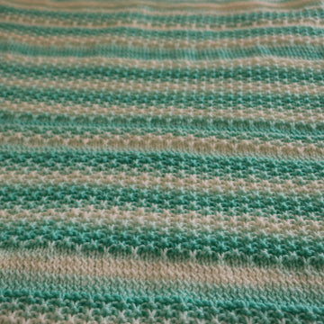 Mint Sorbet Baby Blanket