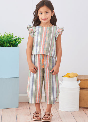 Simplicity Children's and Girls' Dress, Top and Pants S9761 - Sewing Pattern