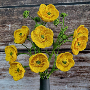 Buttercup flower bouquet