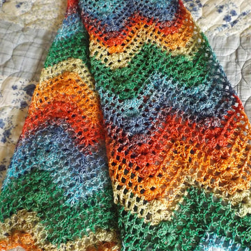 No 8 Puff Wave Scarf