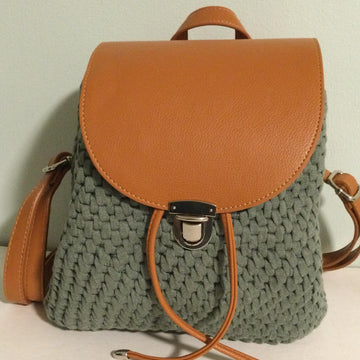 Boho Ribbon Weave Backpack