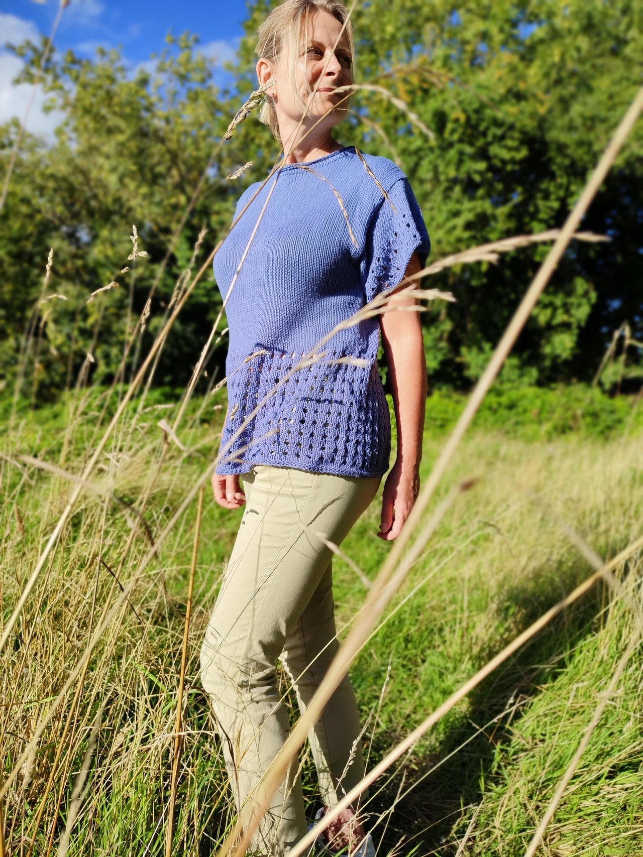 Oceans Edge Lace Tee