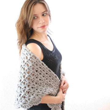 C02 Chunky Shell Shawl