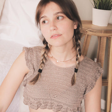 Bamboo Mini Crochet Crop Top