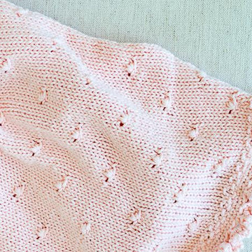 Rosebuds and Ruffles Baby Blanket