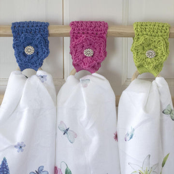 Flower Towel Toppers