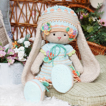 Floral Girls Crochet Outfit Pattern