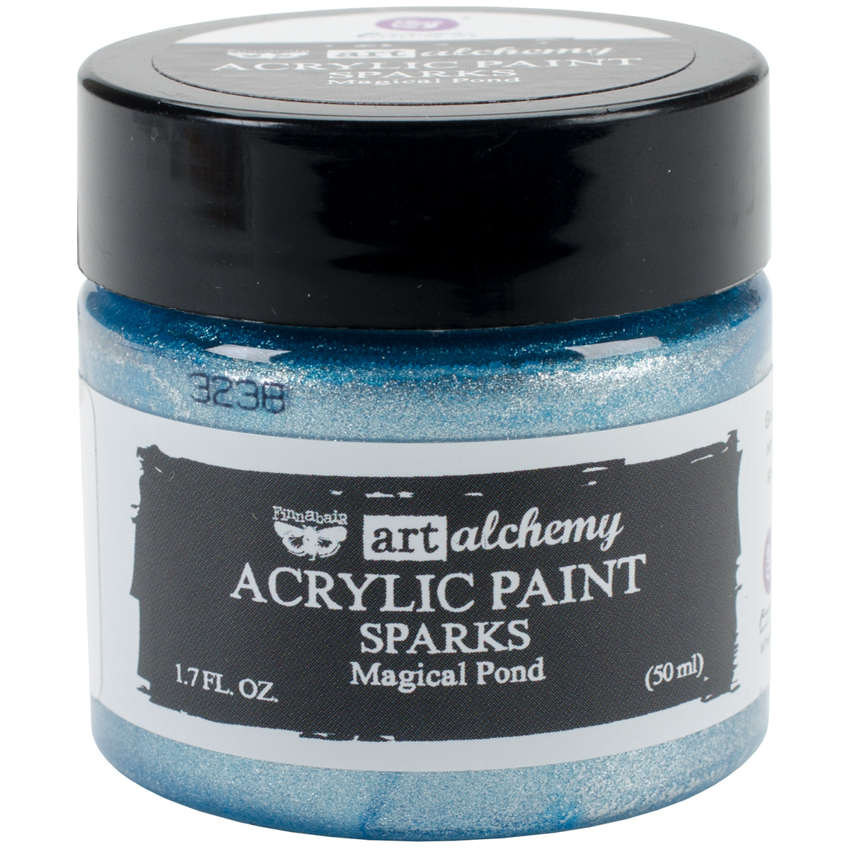 Prima Marketing Finnabair Art Alchemy Sparks Acrylic Paint 1.7 Fluid Ounces - Magical Pond