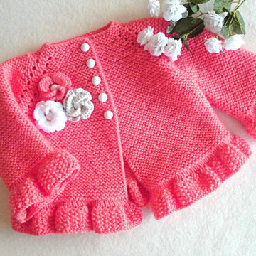 Knitting Cardigan Adeline Pattern by Elena Mitchell