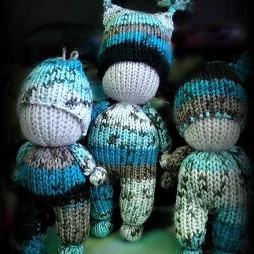 Loom Knitting Patterns Tiny Amigurumi Dolls