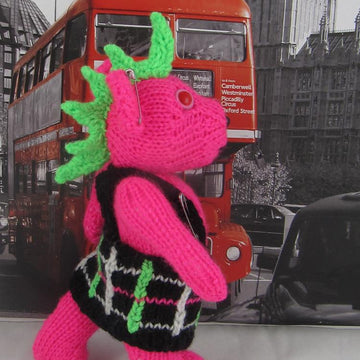 Punk Rocker Teddy Bear Toy