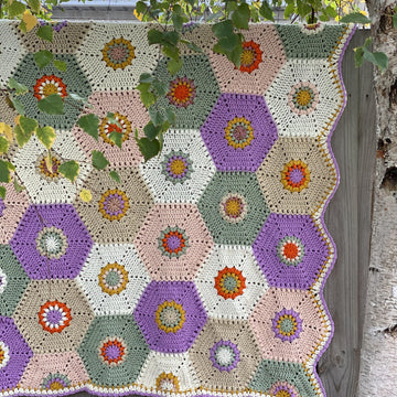 Golden Hexagon Blanket