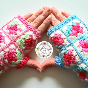 Rose Mitts, Cowl & Hot water bottle cover