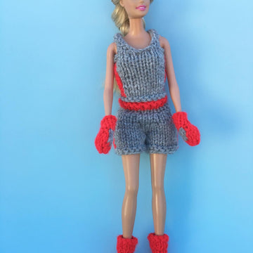 Barbie karate gi and boxing suit