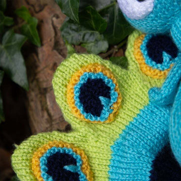 Peacock in Deramores Studio Baby Soft DK Acrylic - Downloadable PDF
