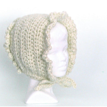 Easy Ruffle Baby Bonnet