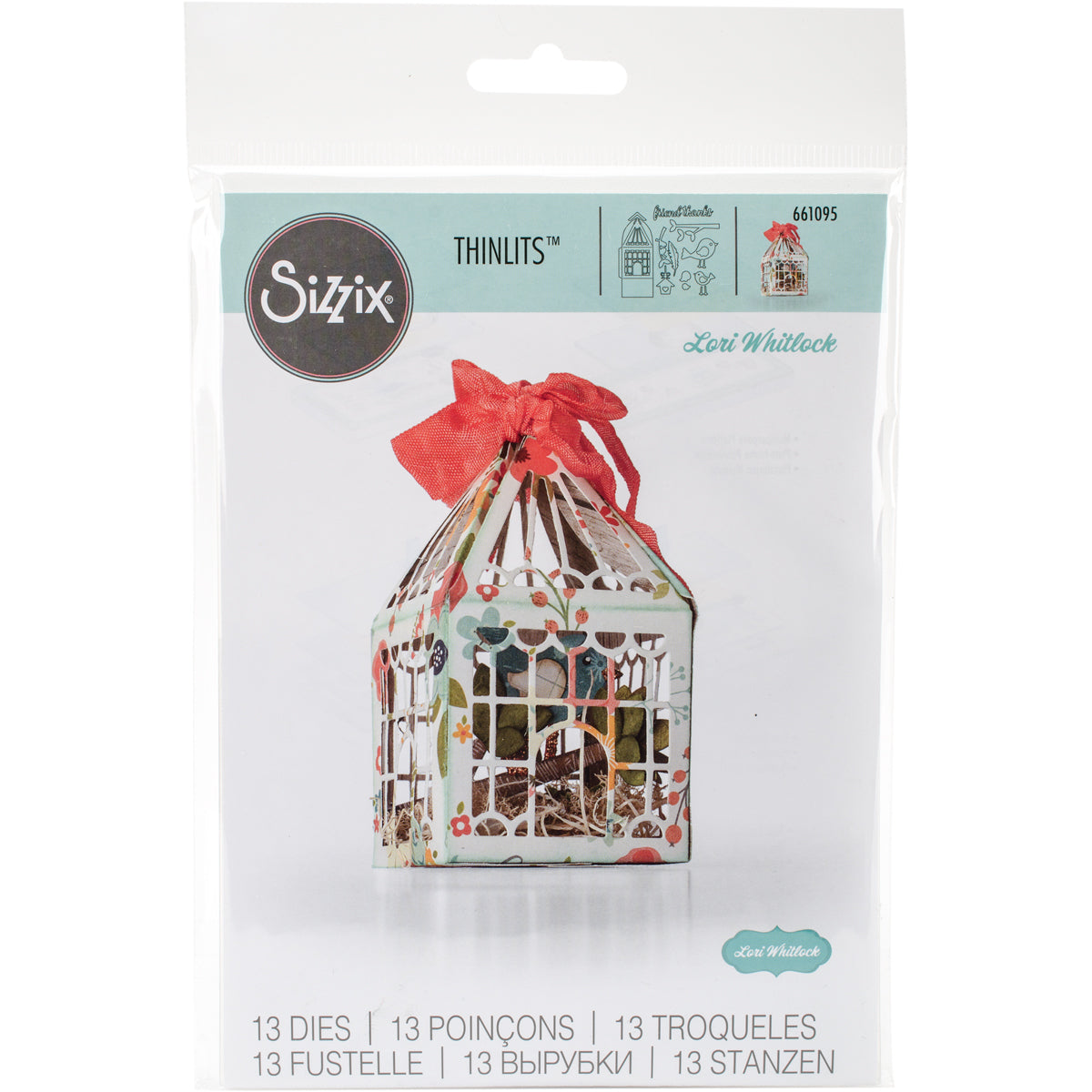 Sizzix Thinlits Dies By Lori Whitlock 13/Pkg - For The Birds