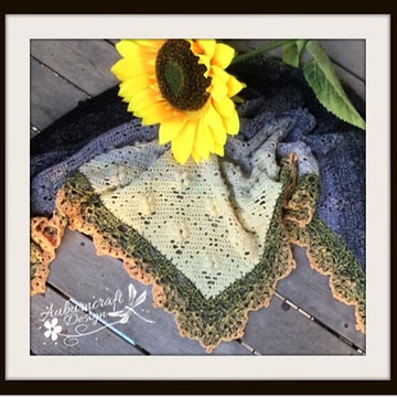 A Solitude of Flowers Shawl