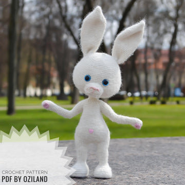 Crochet Amigurumi Pattern: Little Bunny doll
