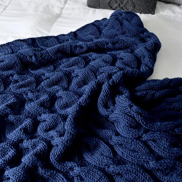 Simply Cabled Blanket