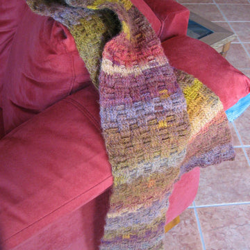 Amazing Basketweave Scarf