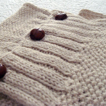 Moss stitch cowl