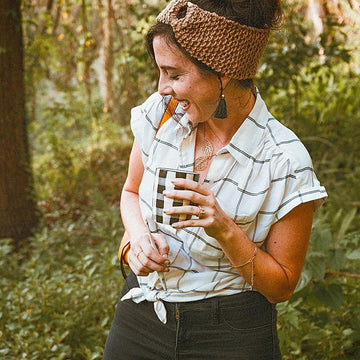 Knit Honeycomb Earwarmer Headband