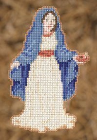 Mill Hill Mary Cross Stitch Kit - Multi