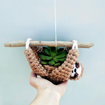 Hanging Sloth Planter