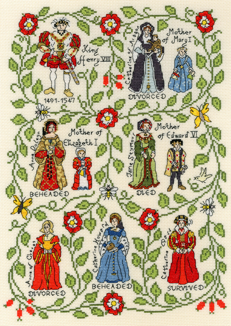 Bothy Threads Henry VIII Cross Stitch Kit - 28cm x 38cm