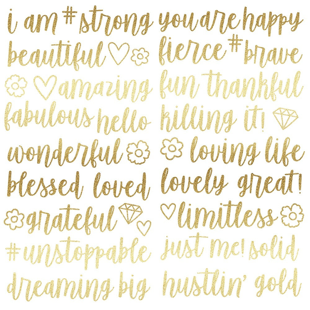 Simple Stories I Am Foam Stickers 57/Pkg - 619725