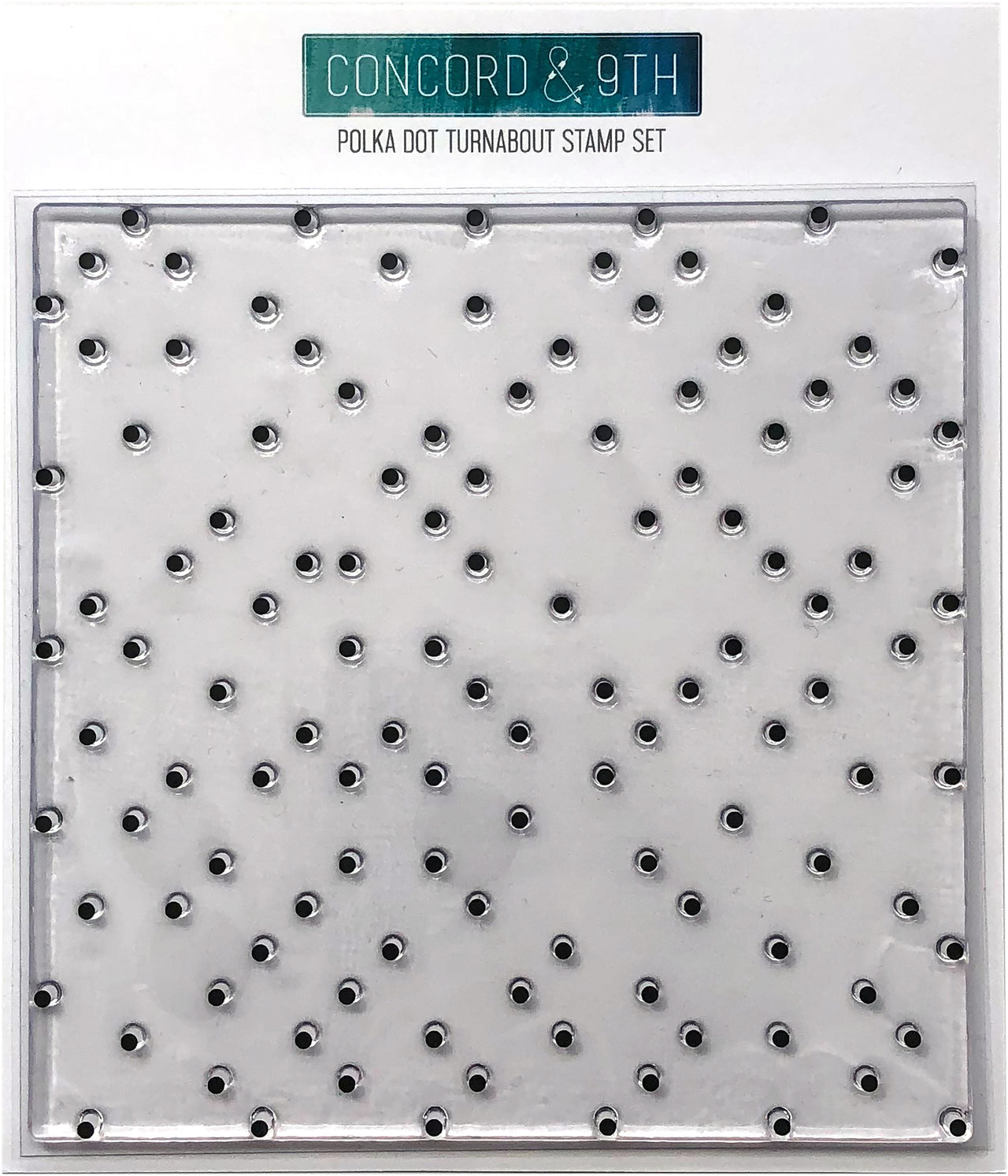 Concord & 9th Clear Stamps 6"X6" - Polka Dot Turnabout