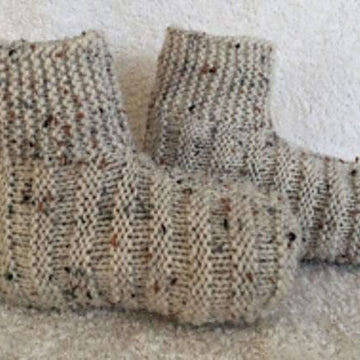 Ribbed Bootie Slippers