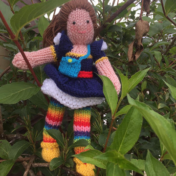 Rainbow star doll