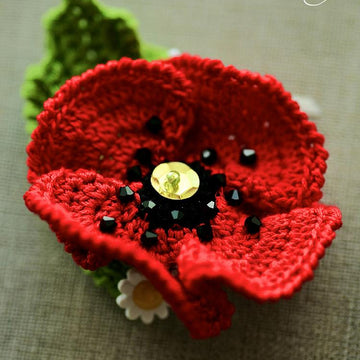 Garden Party. POPPY Pin Headband