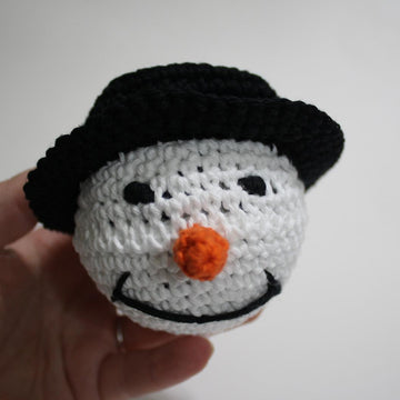 Snowman Crochet Ornament
