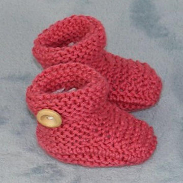 Toddler Chunky Button Cuff Slipper Boots Circular