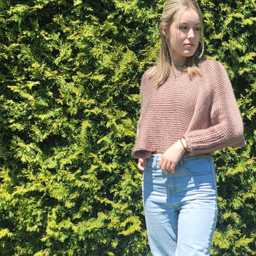 Brentwood - Tunisian crochet poncho