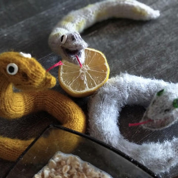 Snake Toy Knitting Pattern